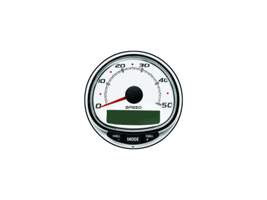 Mercury SC1000 Speedometer 50 MPH (NO LOGO) (8M0135659)