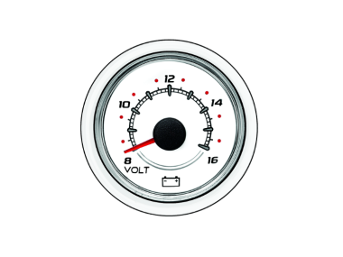 Mercury SC100 Voltage Gauge (12 V) (52MM) (8M0052864)