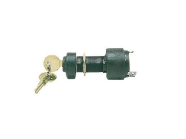 Watertight ignition key 3 positions