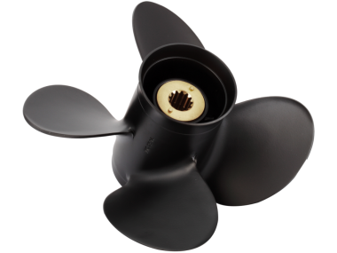 Mercury / Mariner Aluminium 4-Blade Propeller 25 - 60 HP 4-Stroke | 30 - 70 HP 2-Stroke | 13 tooth spline